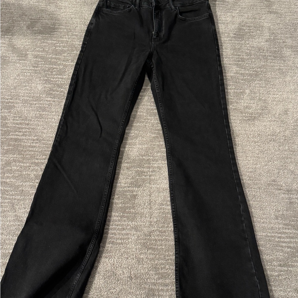 Mango Black Flare Women's Jeans